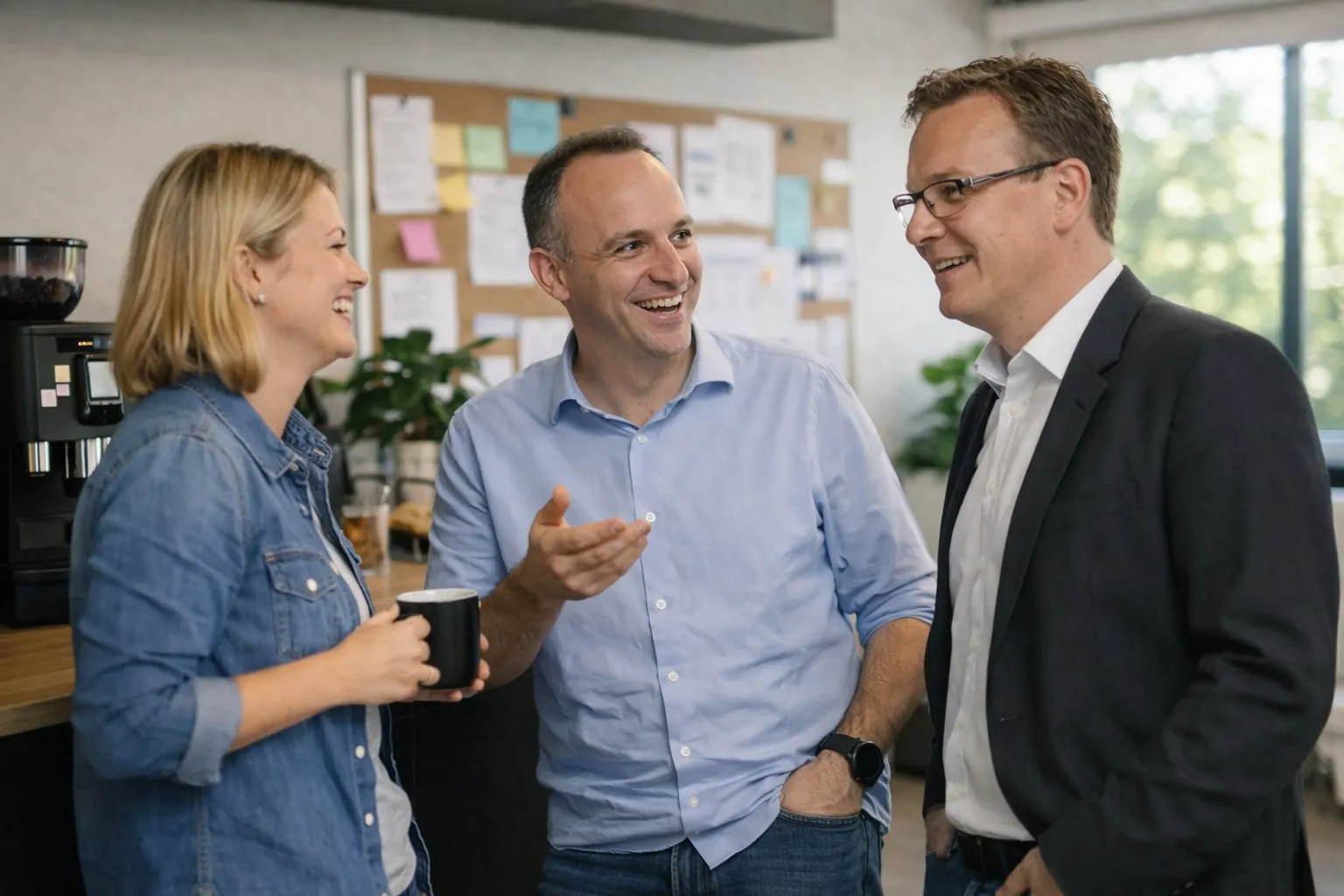 Team-Moment bei flow³